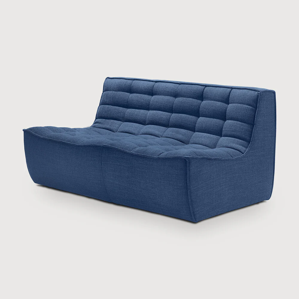 N701 Sofa 2 Seater - Blue - NTC Homes, Inc.