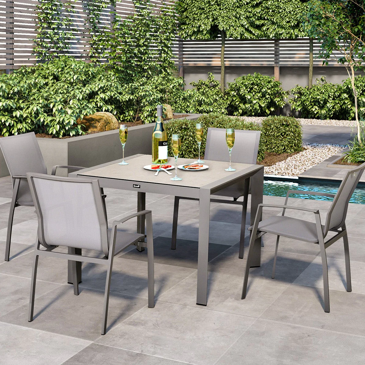 Rio Outdoor 4 Seat Dining Set | Hartman - NTC Homes, Inc.