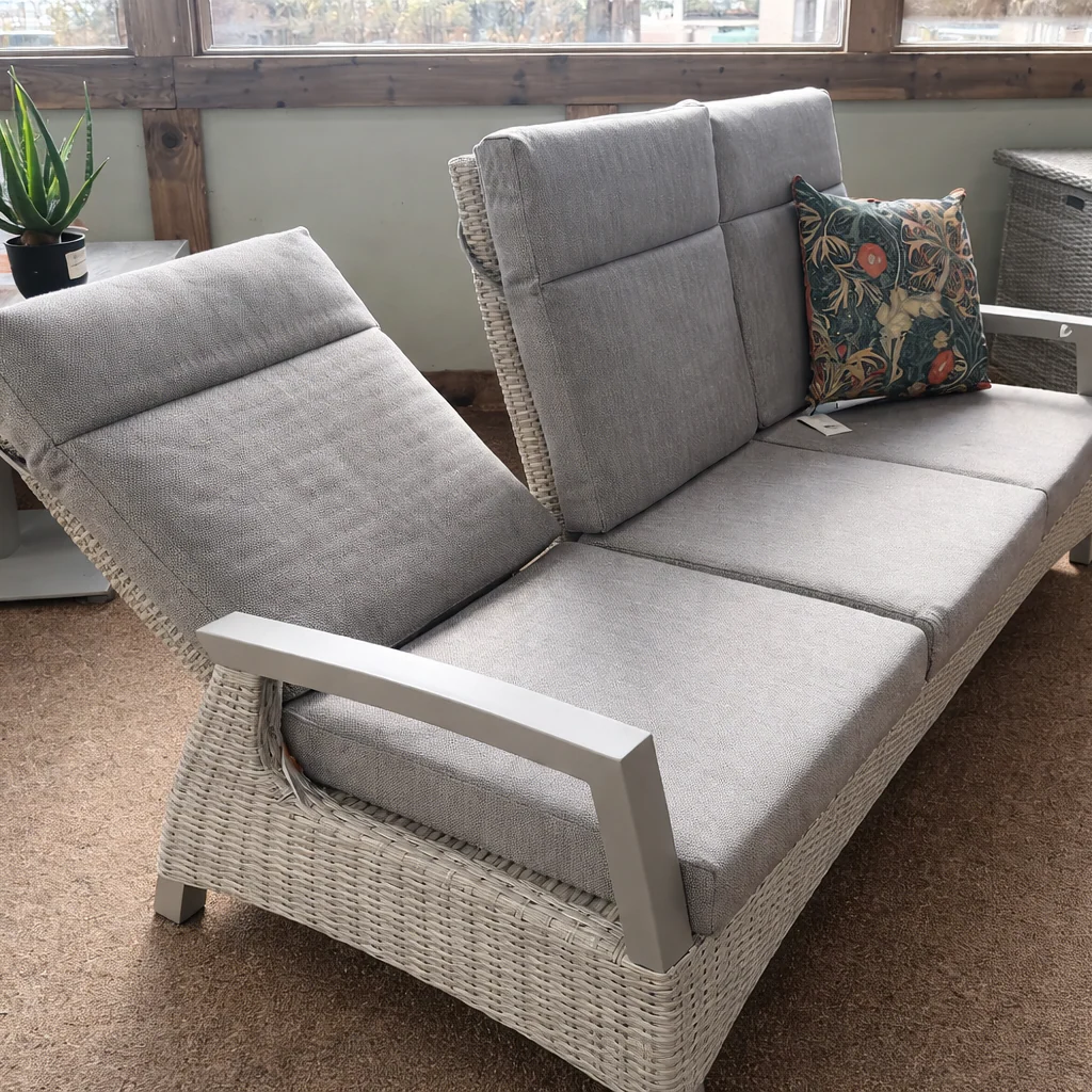 Kendal 3 Seat Reclining Sofa Natural | Vila - NTC Homes, Inc.