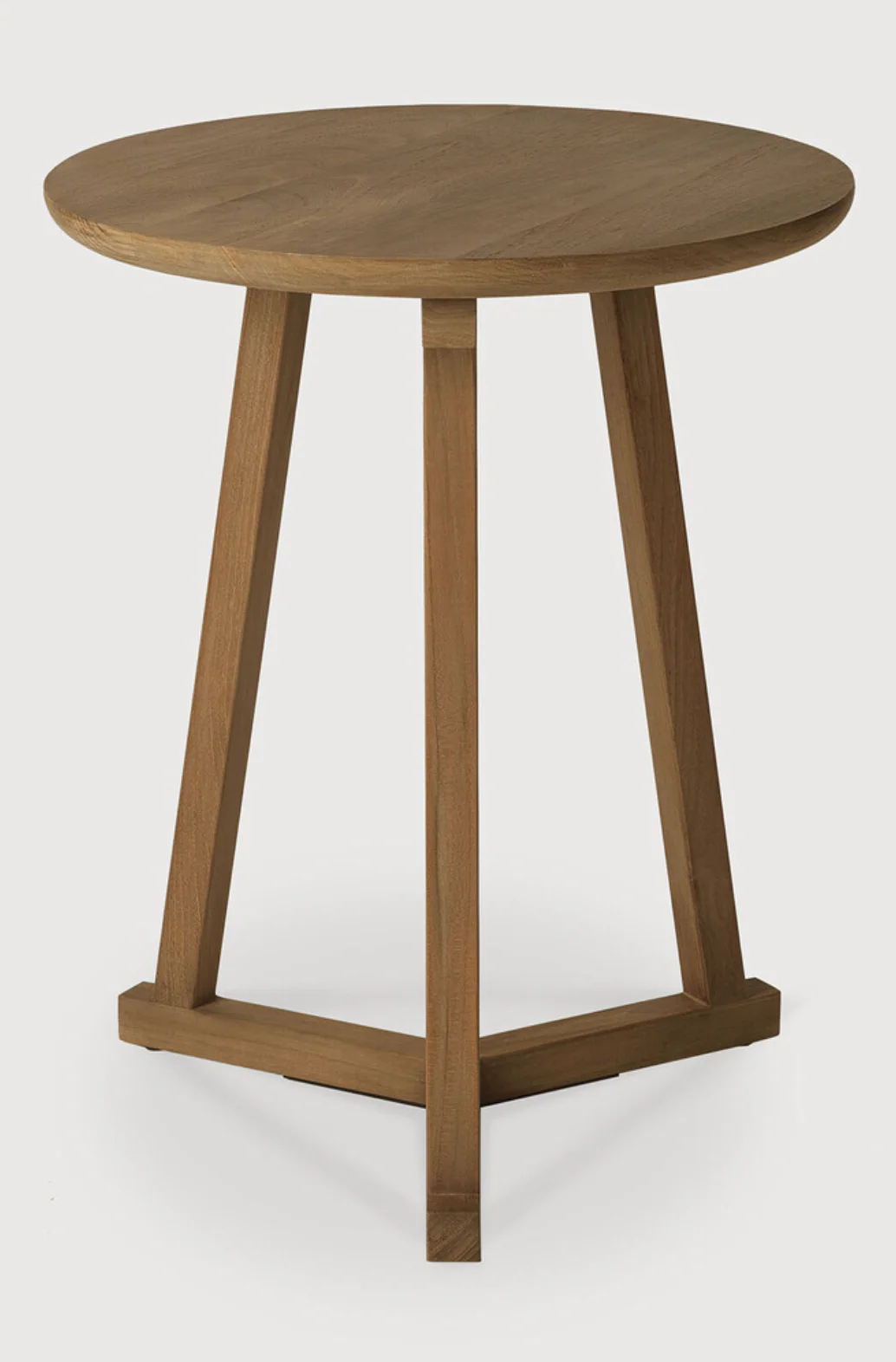 Teak Tripod Side Table - NTC Homes, Inc.