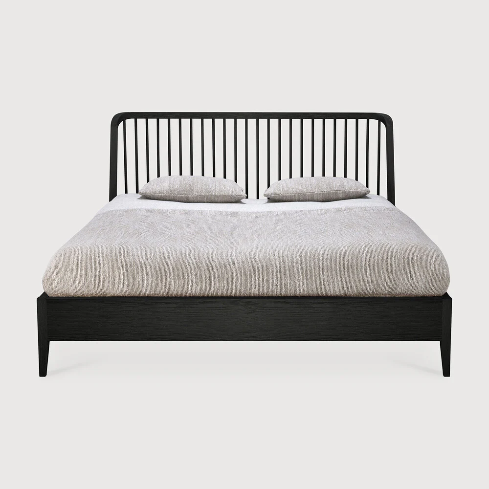 Spindle Bed Super King - Oak Black - NTC Homes, Inc.