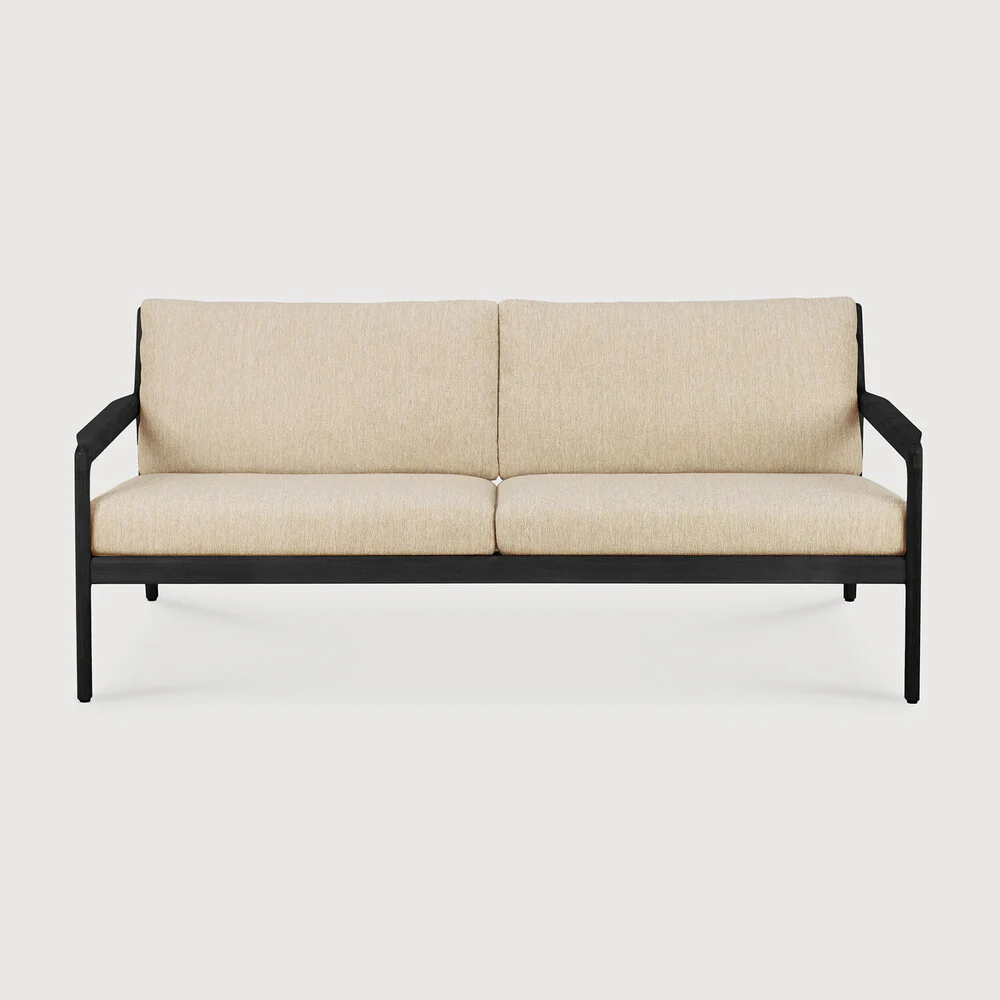 Jack Outdoor Sofa - Teak Black Natural 180 cm - NTC Homes, Inc.