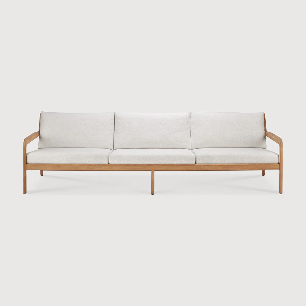 Jack Outdoor Sofa - Teak Off White 265 cm - NTC Homes, Inc.