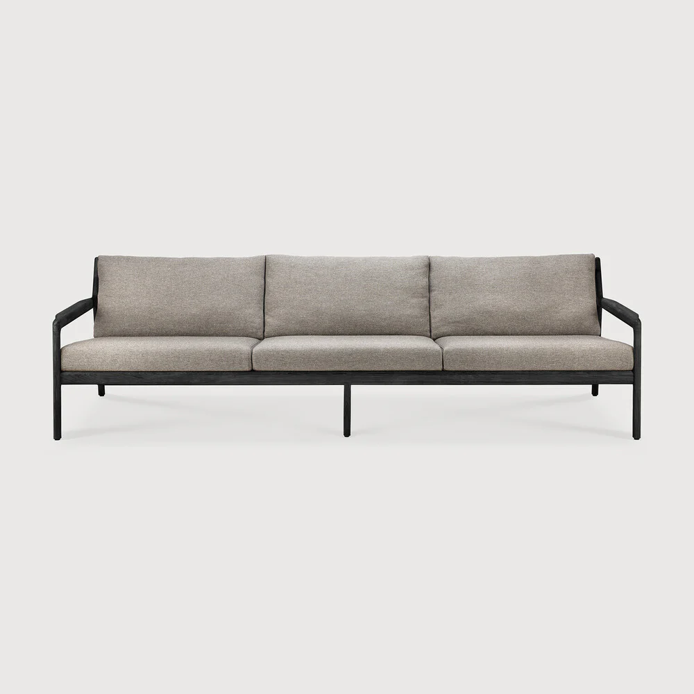 Jack Outdoor Sofa - Teak Black Mocha 265 cm - NTC Homes, Inc.