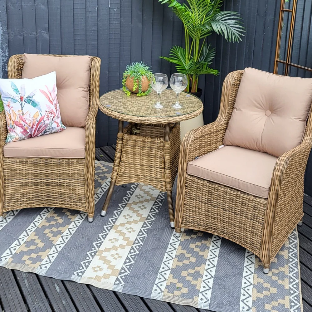 Seville Outdoor Bistro in Natural | Katie Blake (Free Cover) - NTC Homes, Inc.