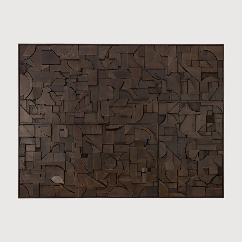 Bricks Wall Art / Brown - NTC Homes, Inc.