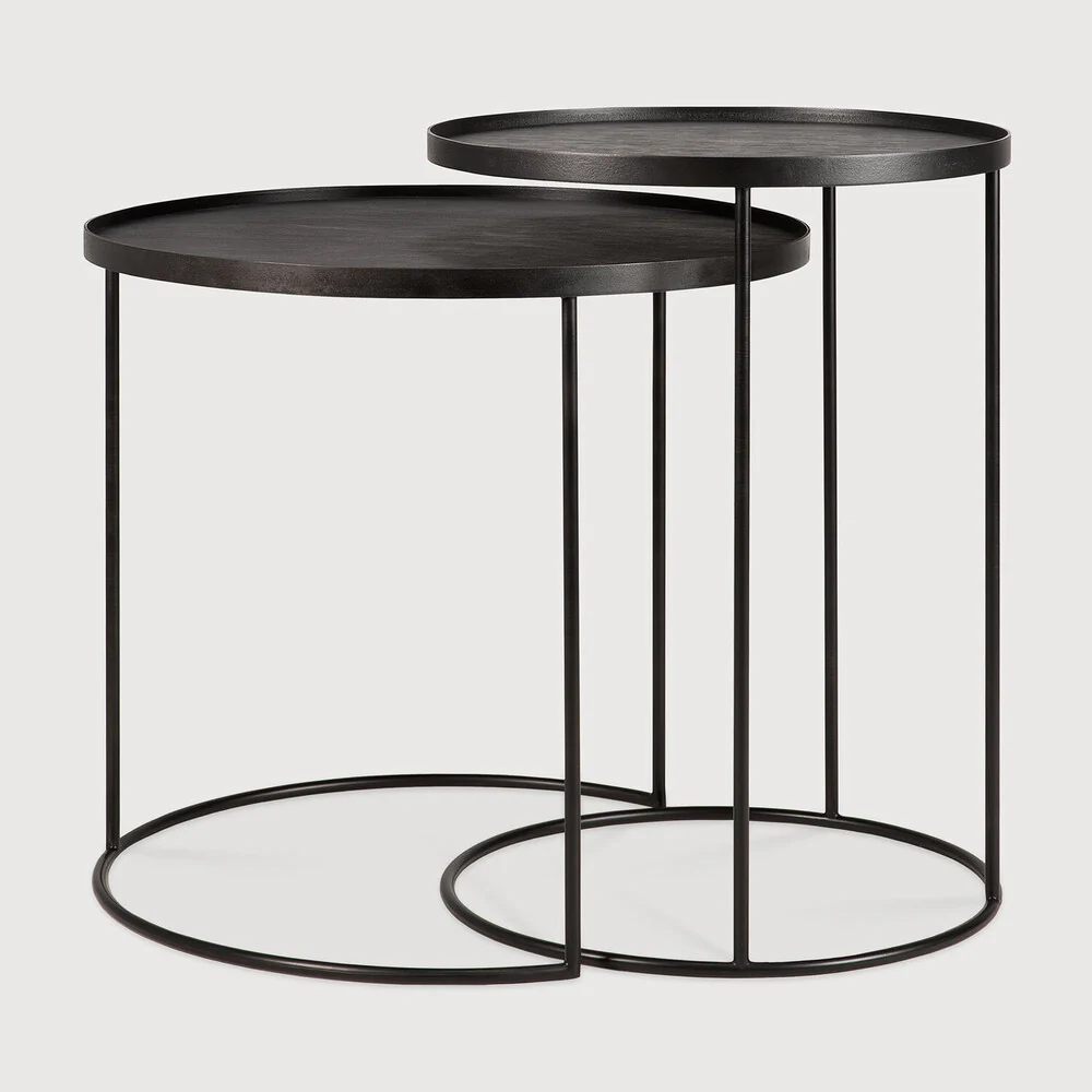 Round Tray Side Table Set - NTC Homes, Inc.