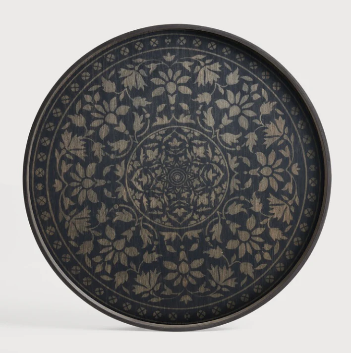 Marrakesh Wooden Tray - NTC Homes, Inc.