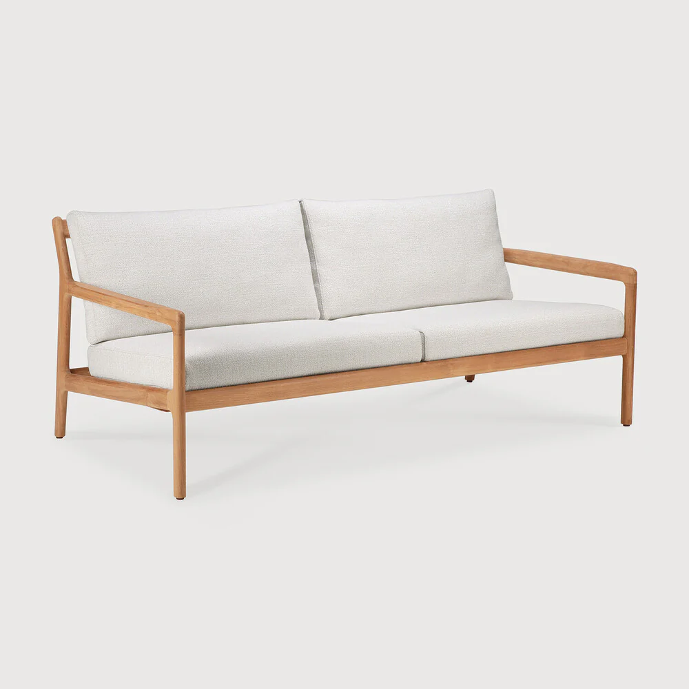 Jack Outdoor Sofa - Teak Off White 180cm - NTC Homes, Inc.